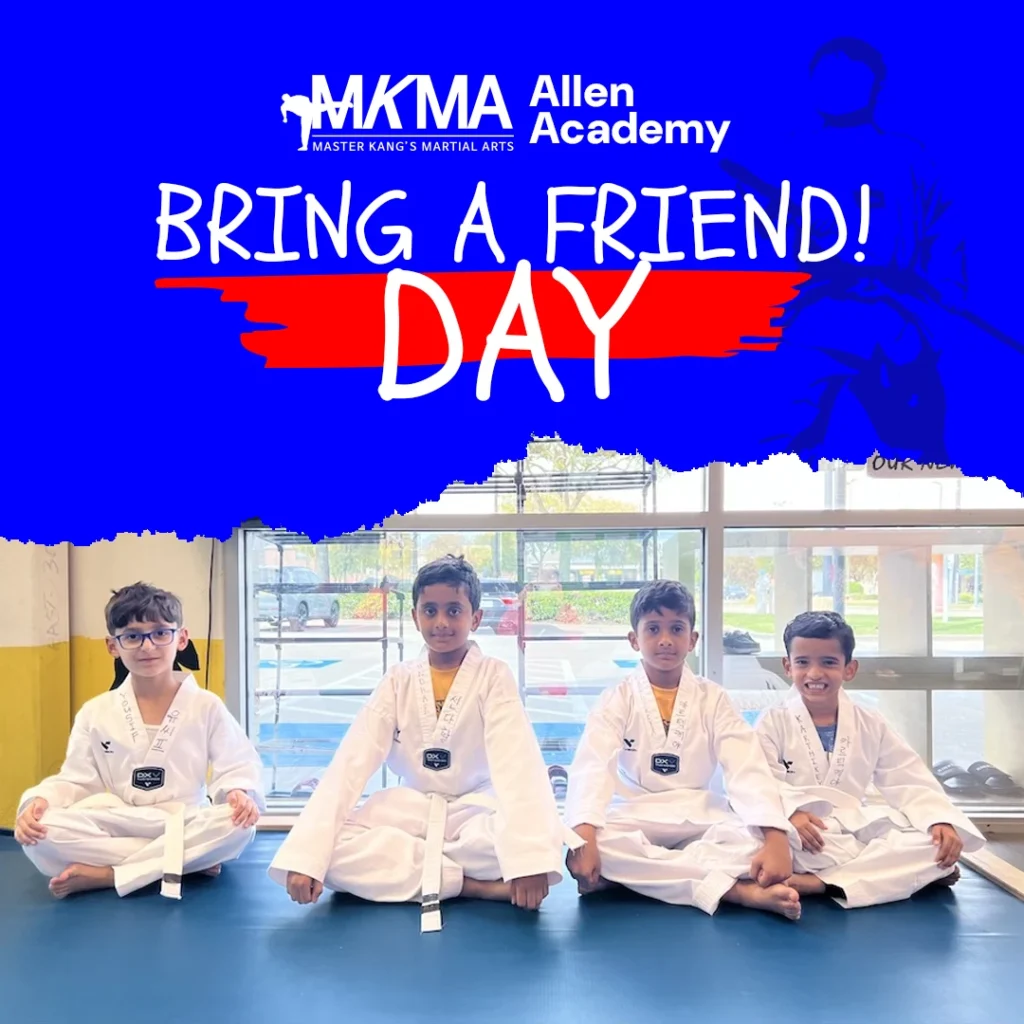 Bring A Friend to Master Kang’s Martial Arts in Allen!